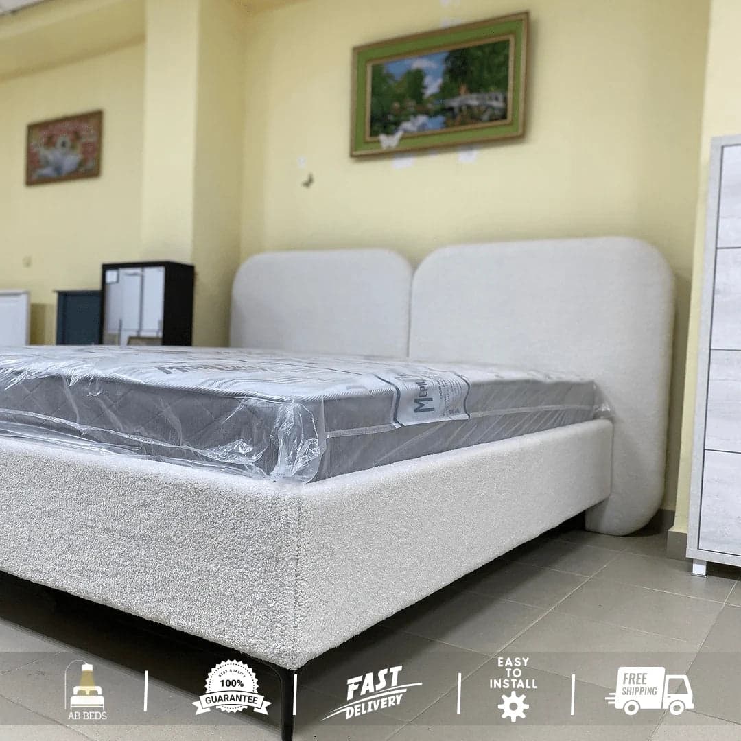 Round Edge Optional Ottoman Bed - ADBEDS #B44