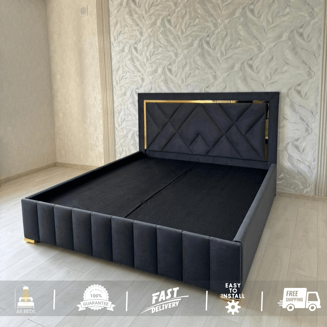 Tranquility Gold Line Bed - ABBEDS #B88