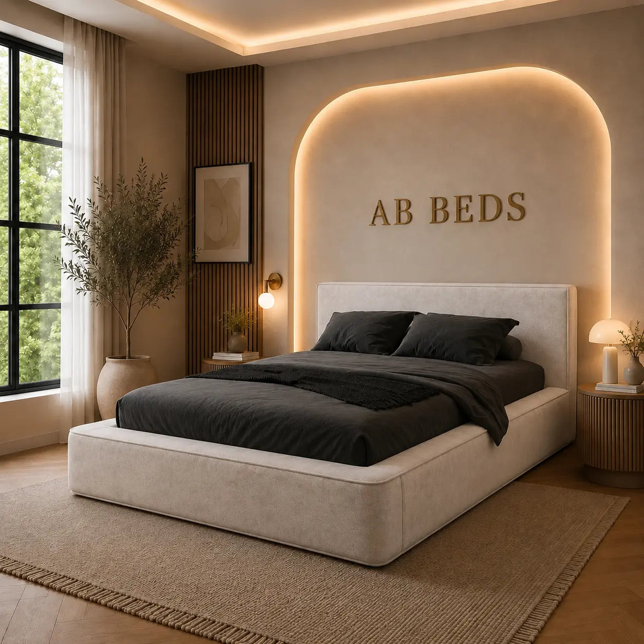 Monarchia Ambassador Bed – Lavish Contemporary Bedroom Feature | ABBEDS (ABD) #10